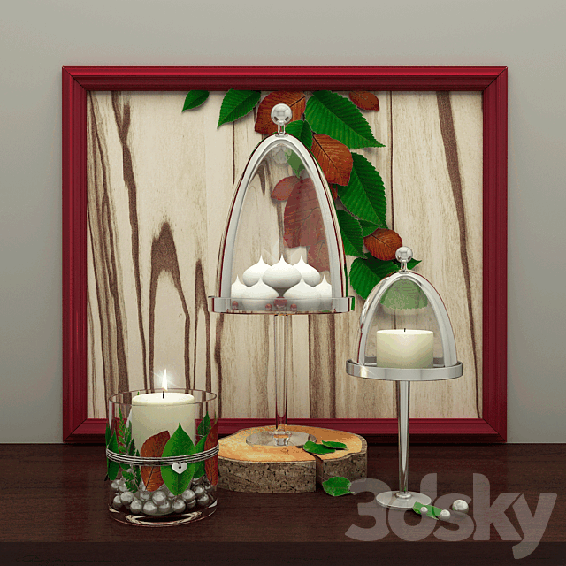 Decorative set 3DModel Decorative set 3DModel