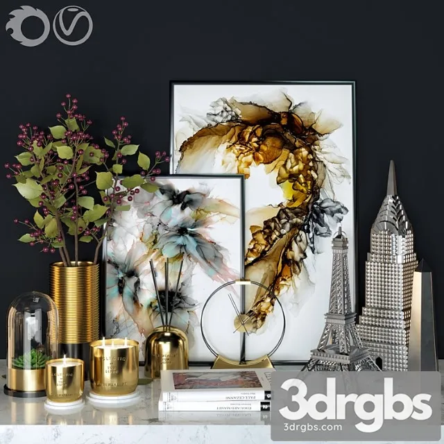 Decorative Set 4 (2) 3D Model Download Decorative Set 4 (2) 3D Model Download