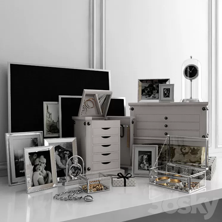 Decorative set 4 3D Model