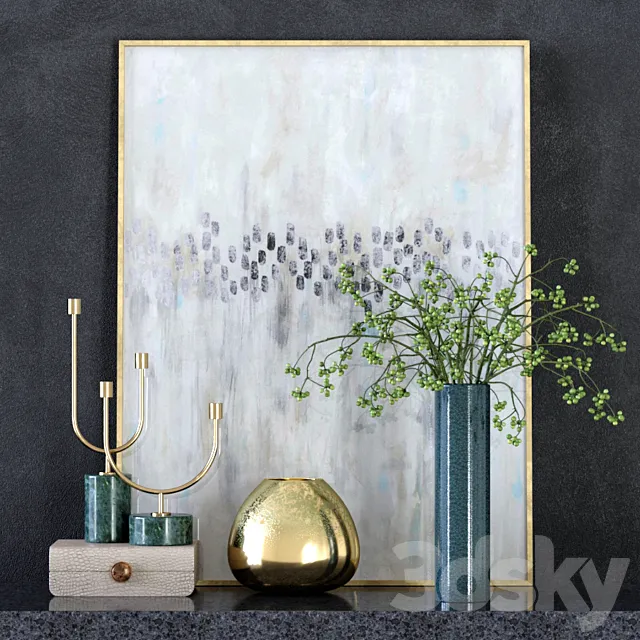 Decorative Set 4 3D Model