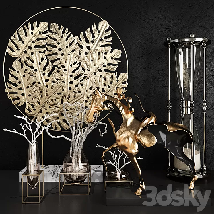 Decorative set 40 3D Model