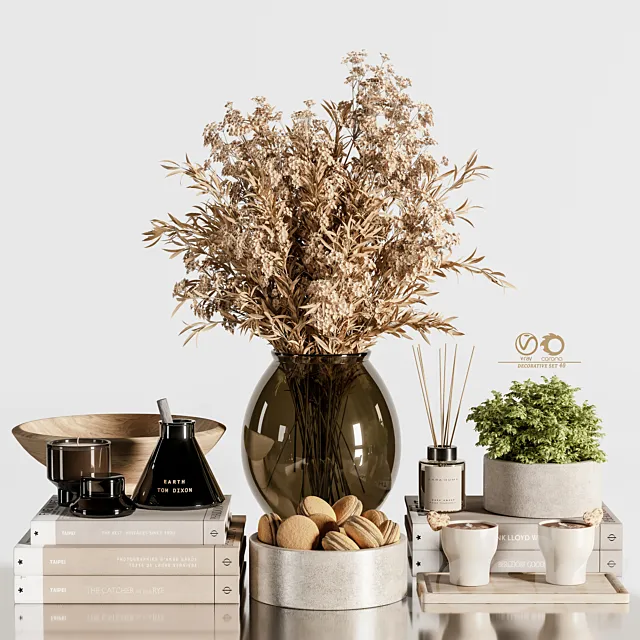 decorative set 40 3DModel