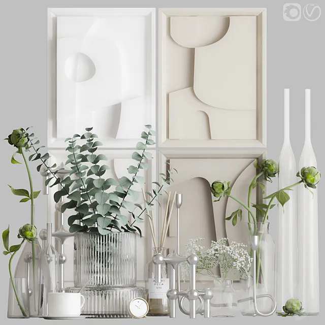 Decorative set 41 3D Model