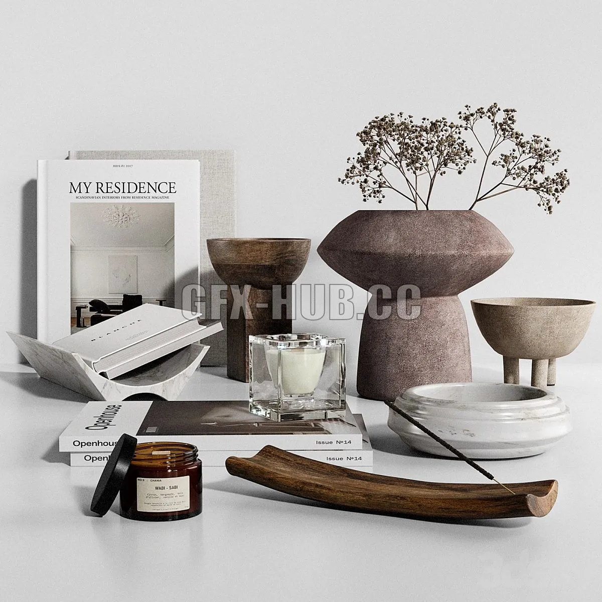 Decorative Set 41 3D Model