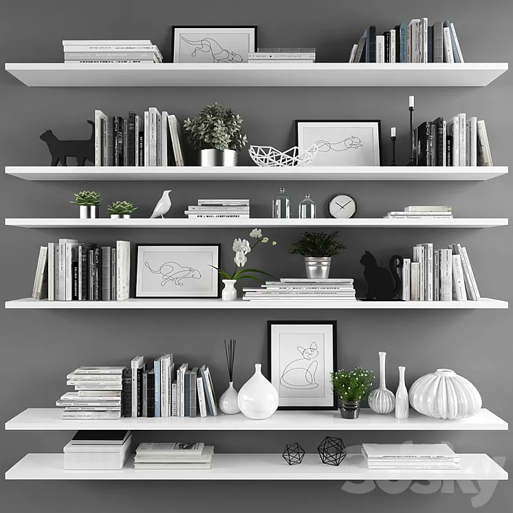 Decorative set 41 3D Model