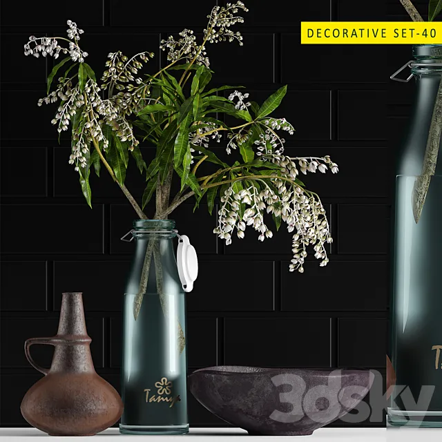 Decorative set 41 3DModel Decorative set 41 3DModel