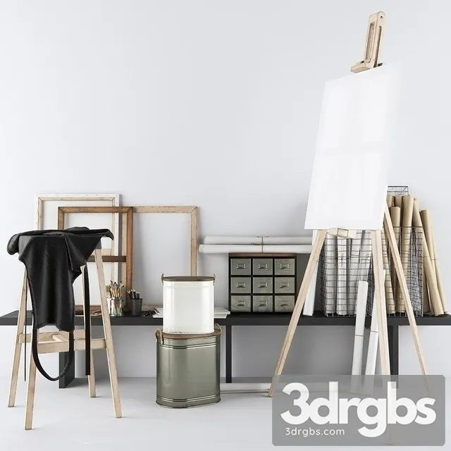 Decorative Set 45 3D Model Download Decorative Set 45 3D Model Download