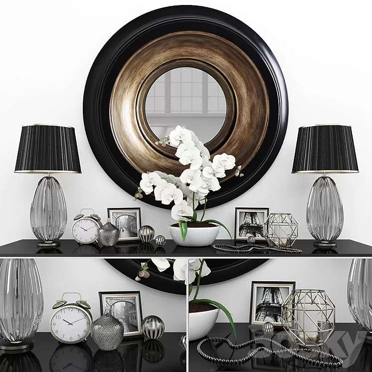 Decorative set 46 3D Model