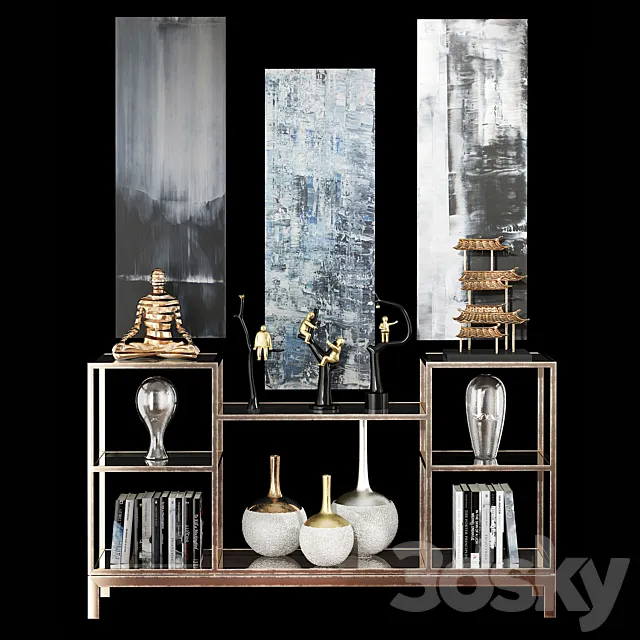 Decorative set 48 3D Model