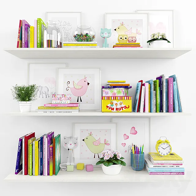 Decorative set 49 3D Model