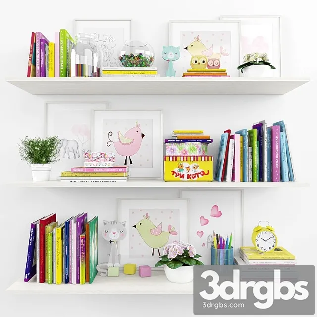 Decorative set 49_123 3D Model Download Decorative set 49_123 3D Model Download