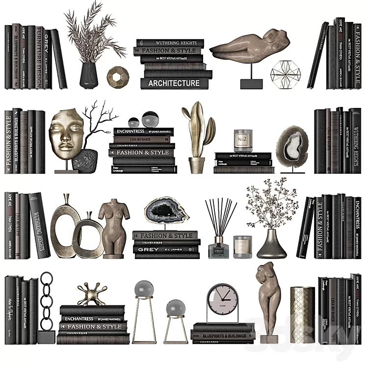 Decorative set 5 3D Model
