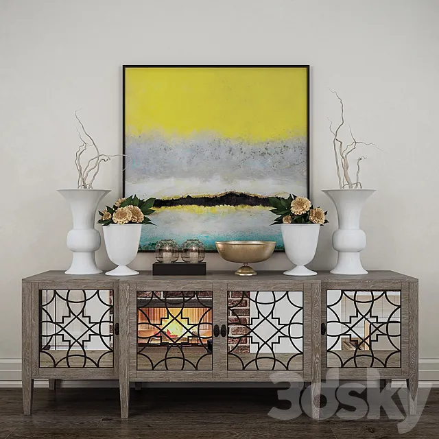 Decorative set 5 3DModel Decorative set 5 3DModel