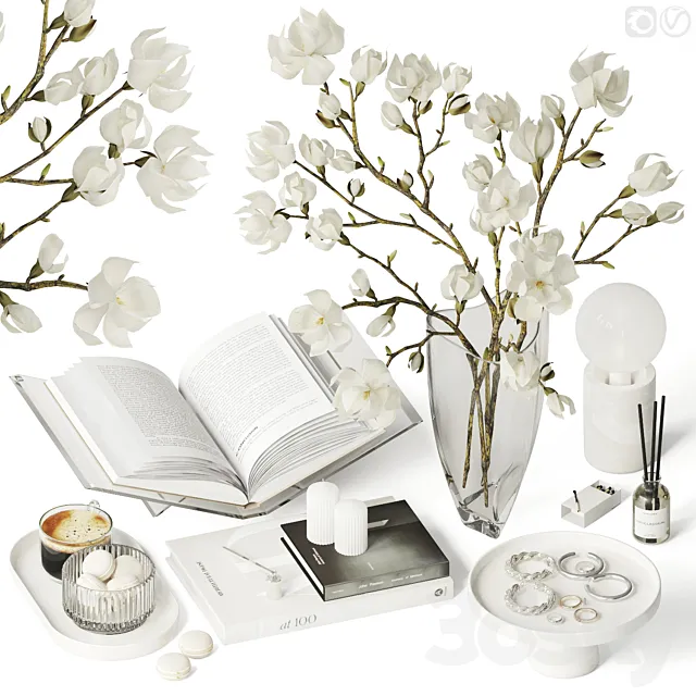 Decorative set 50 3D Model Decorative set 50 3D Model