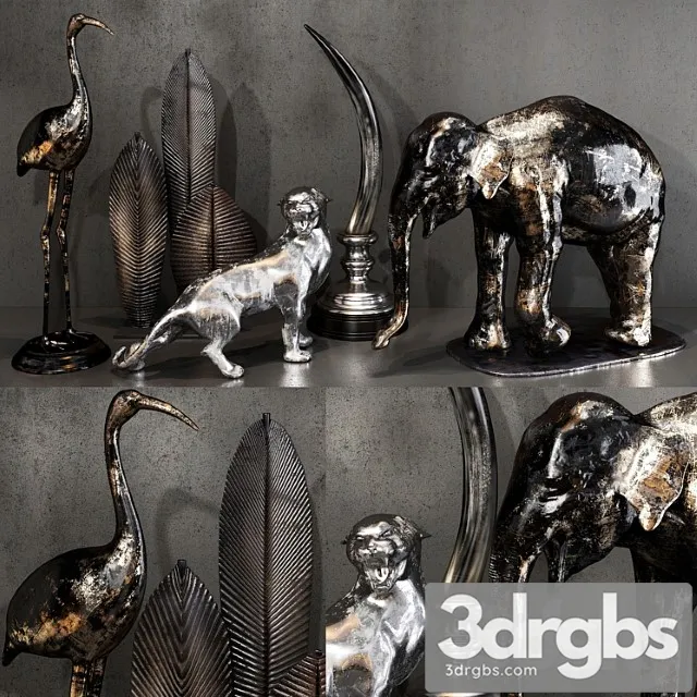 Decorative set 54 3 3D Model Download Decorative set 54 3 3D Model Download