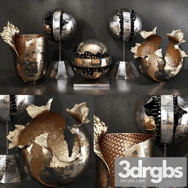 Decorative set 55 2 3D Model Download Decorative set 55 2 3D Model Download