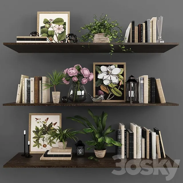 Decorative set 55 3D Model Decorative set 55 3D Model