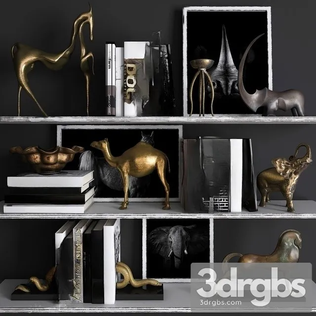 Decorative Set 55 3D Model Download Decorative Set 55 3D Model Download