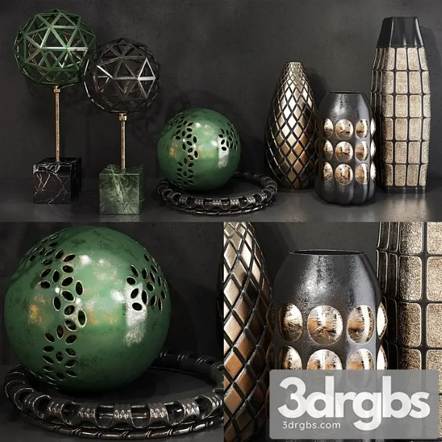 Decorative set 57 2 3D Model Download Decorative set 57 2 3D Model Download