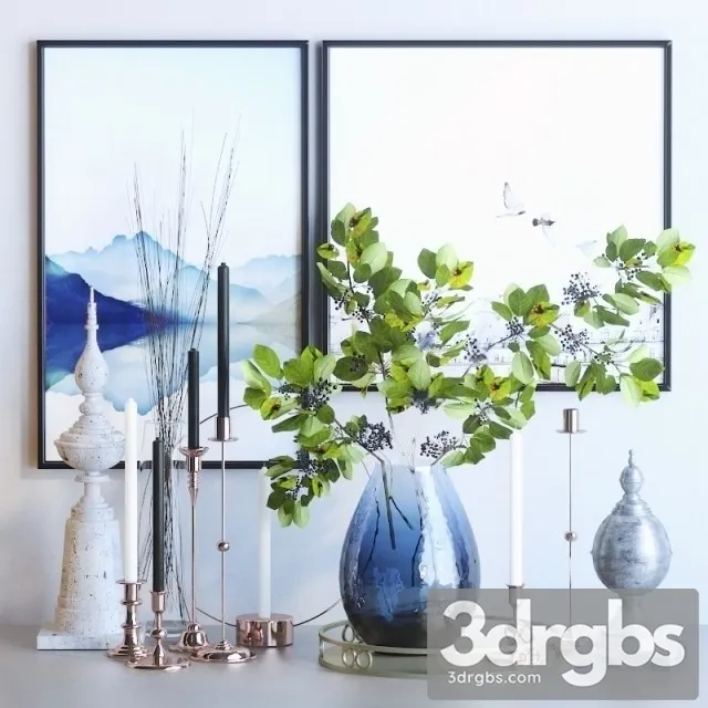 Decorative Set 57 3D Model Download Decorative Set 57 3D Model Download