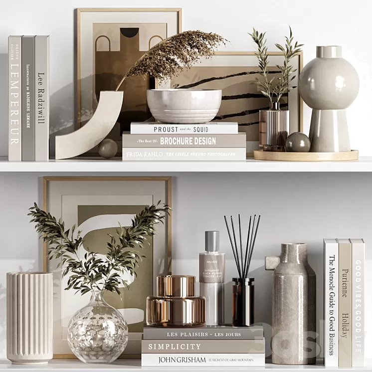 Decorative set 58 3D Model Decorative set 58 3D Model