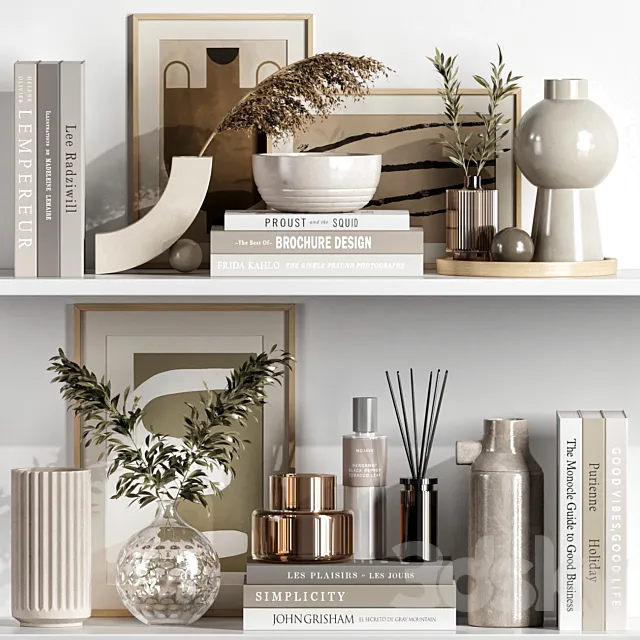 Decorative set 58 3DModel