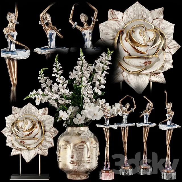 Decorative set 59 3DModel