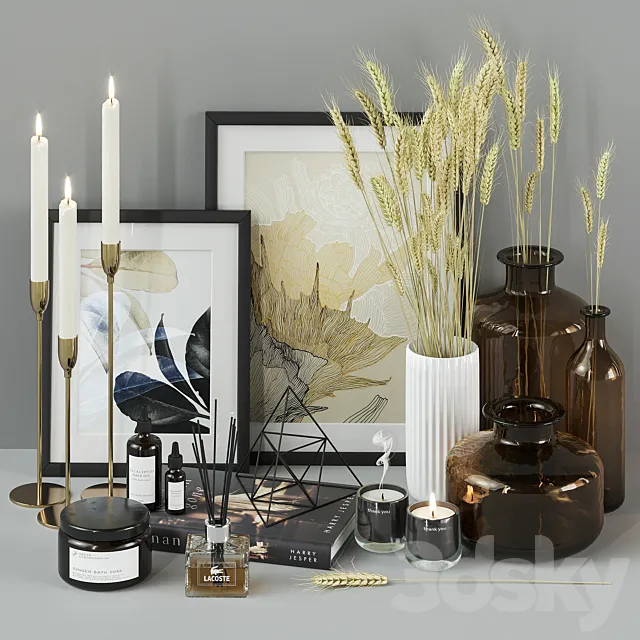 Decorative Set 6 3DModel