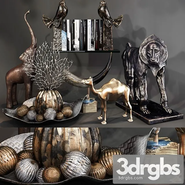 Decorative Set 61 2 3D Model Download Decorative Set 61 2 3D Model Download