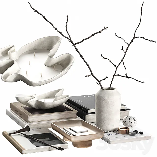 Decorative Set 61 3D Model Decorative Set 61 3D Model