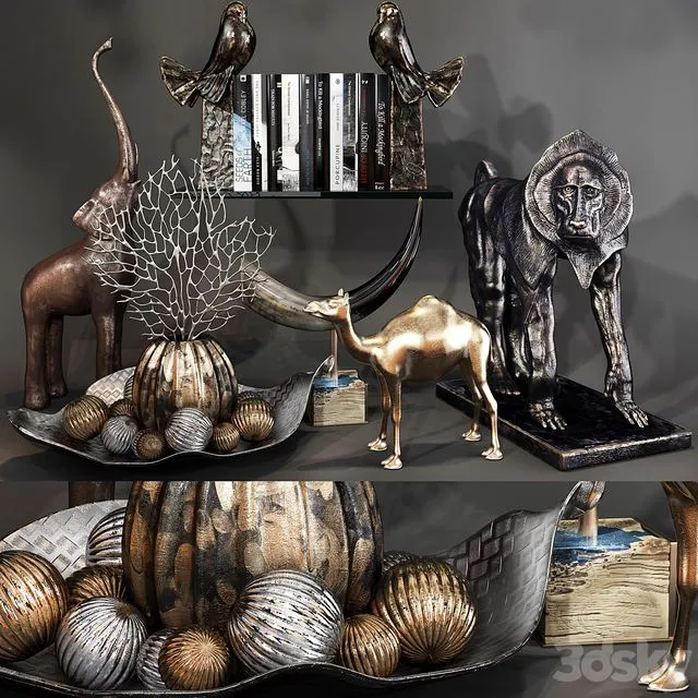 Decorative set 61 3D Model