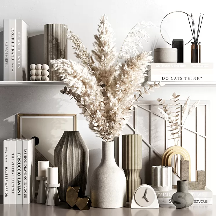 Decorative set 61 3D Model Free Download Decorative set 61 3D Model Free Download