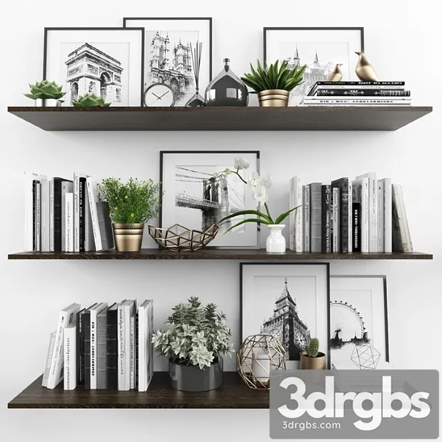 Decorative set 62_2 3D Model Download Decorative set 62_2 3D Model Download