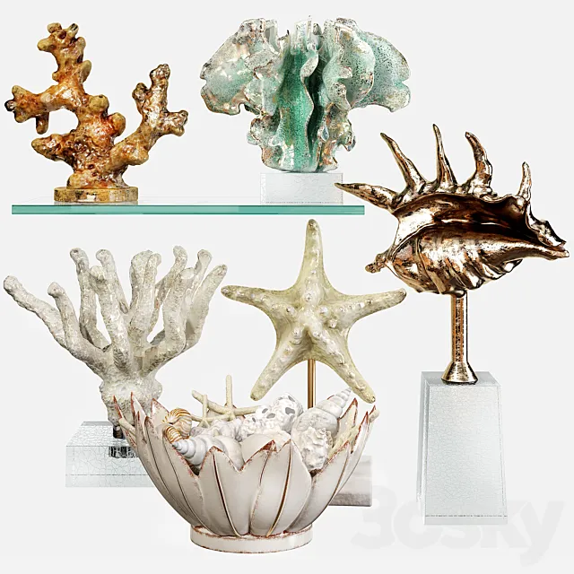 Decorative set 63 3D Model