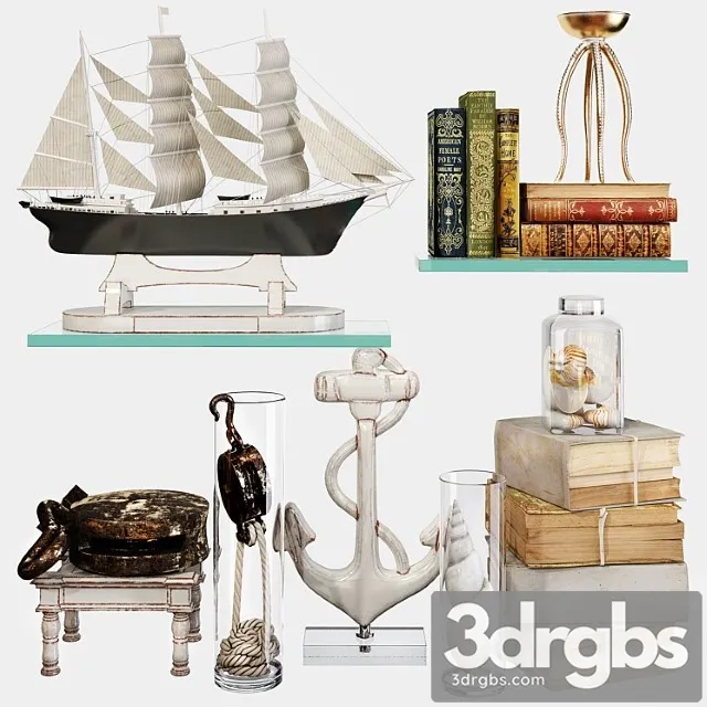 Decorative set 64 2 3D Model Download Decorative set 64 2 3D Model Download