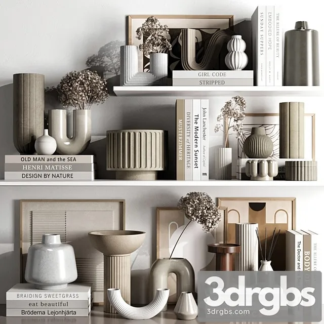 Decorative Set 64 3D Model Download Decorative Set 64 3D Model Download