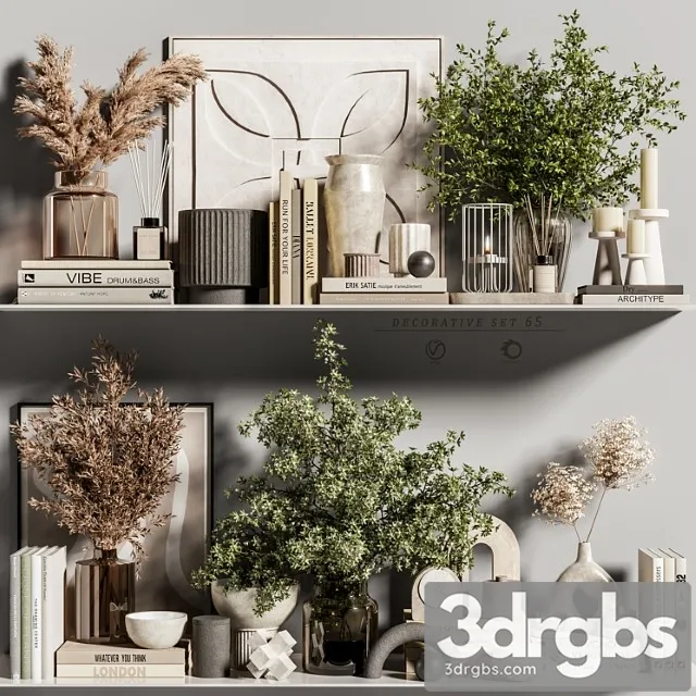 Decorative Set 65 3 3D Model Download Decorative Set 65 3 3D Model Download