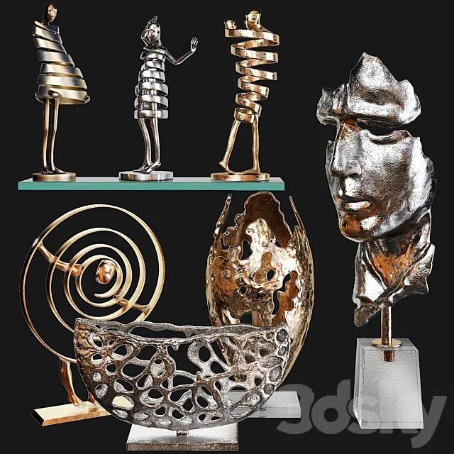 Decorative set 66 3D Model