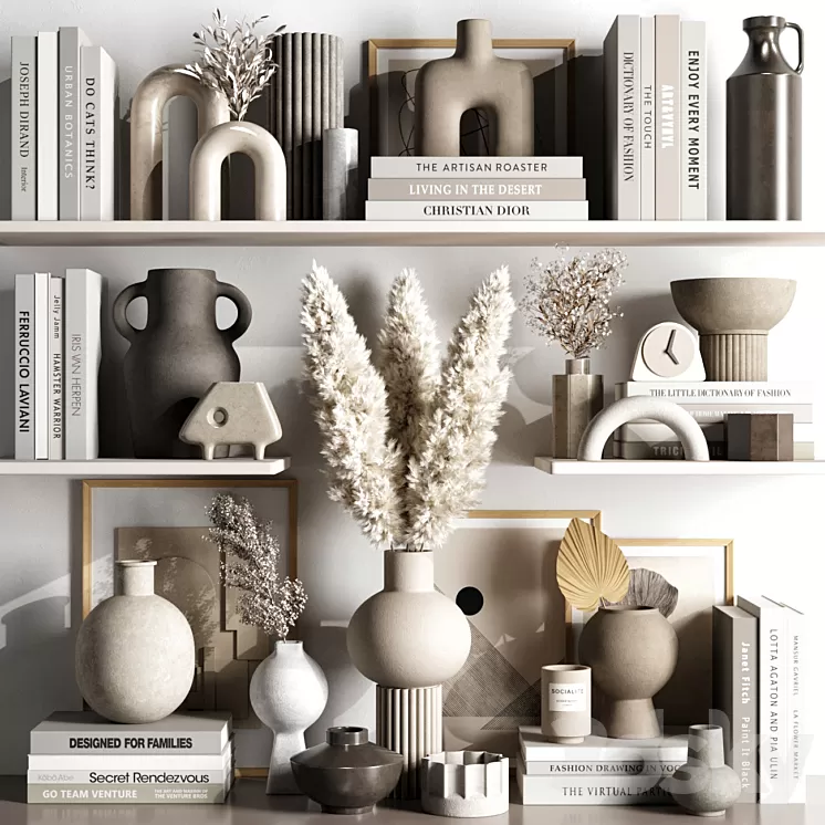 Decorative set 66 3D Model Free Download