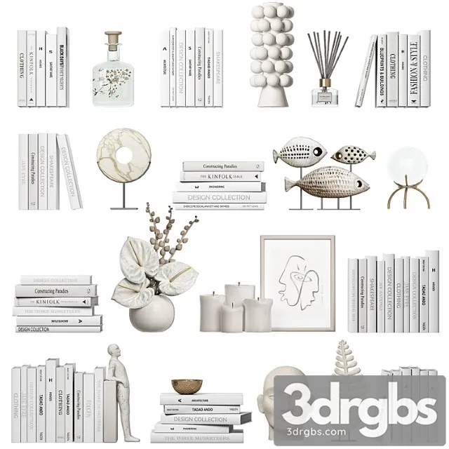 Decorative Set 7 3D Model Download Decorative Set 7 3D Model Download