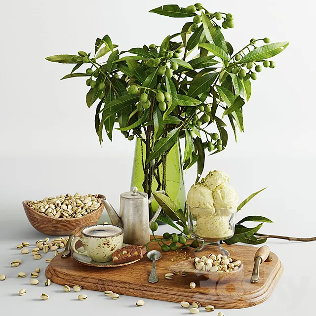 Decorative set 7 3DModel