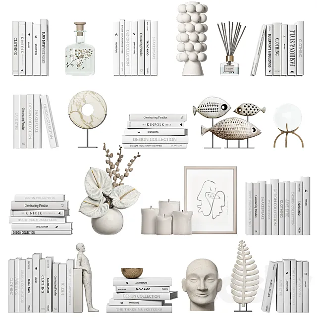 Decorative set 7 3D Model