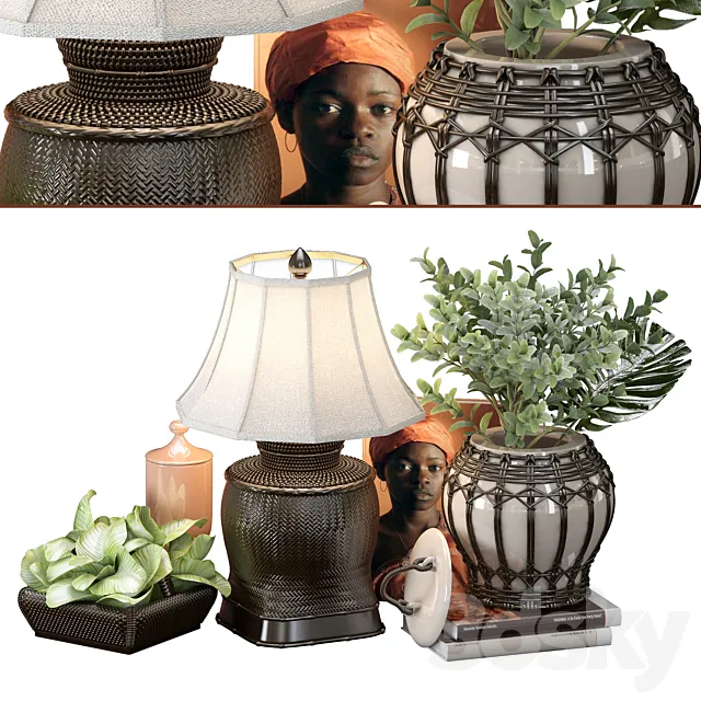 DECORATIVE SET ?7 BY SELIVERSTONE 3DModel