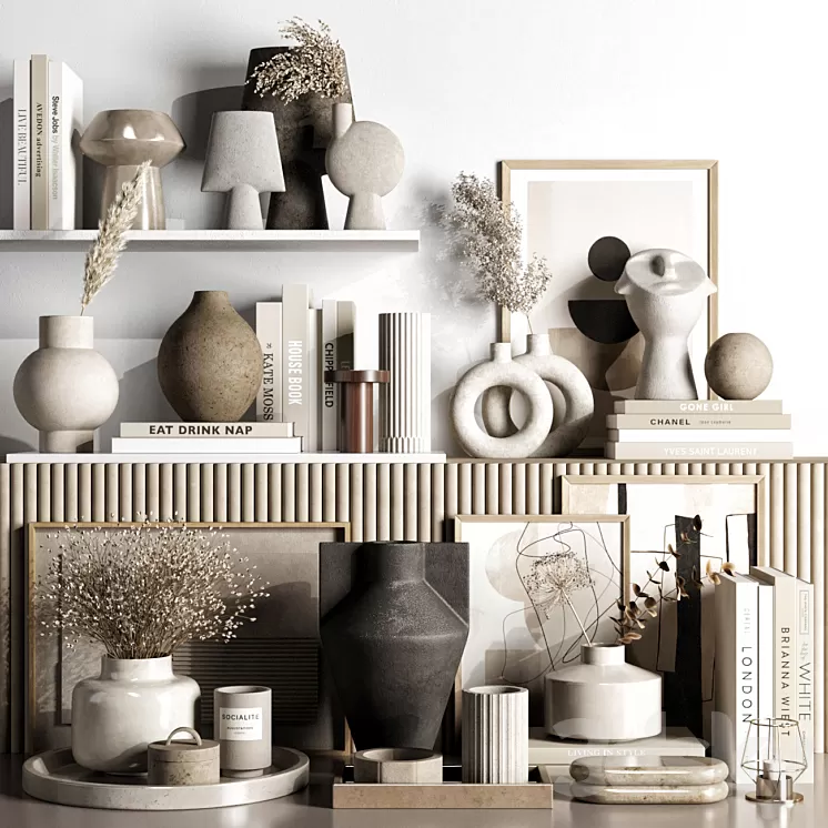 Decorative set 73 3D Model