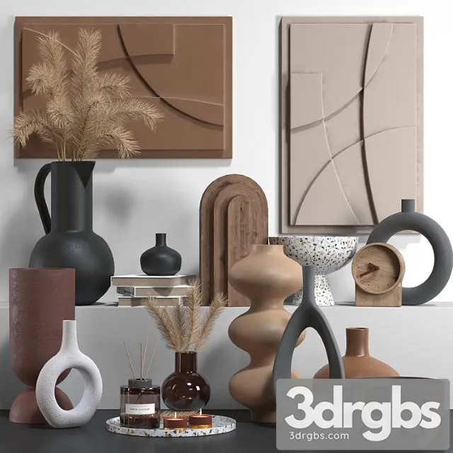 Decorative Set 77 1 3D Model Download Decorative Set 77 1 3D Model Download