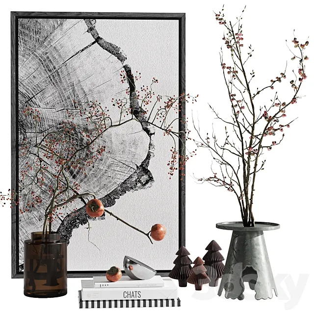 Decorative set 8 3D Model Decorative set 8 3D Model