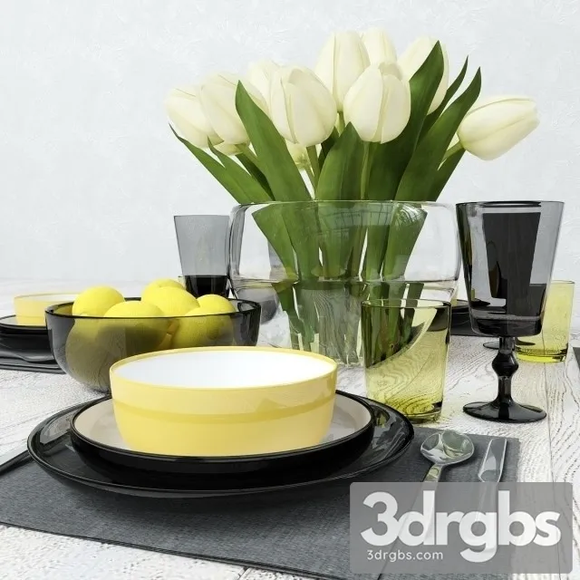 Decorative Set 8 3D Model Download Decorative Set 8 3D Model Download