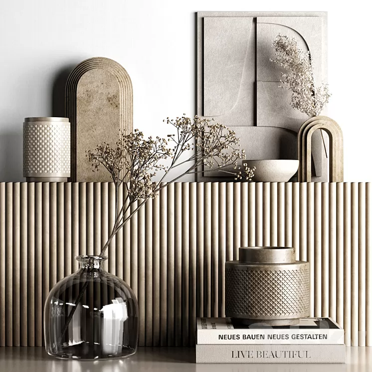 Decorative set 80 3D Model Free Download Decorative set 80 3D Model Free Download