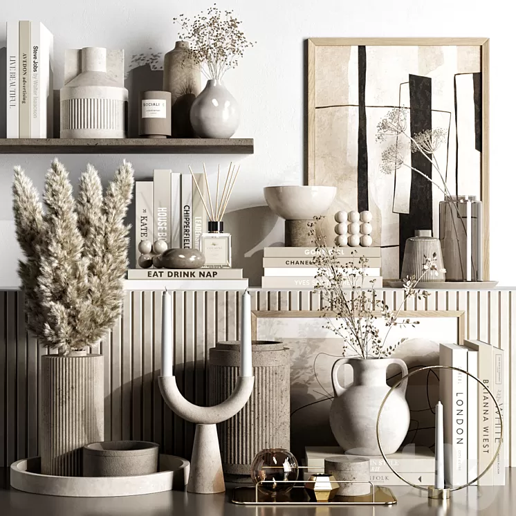 Decorative set 81 3D Model Free Download Decorative set 81 3D Model Free Download