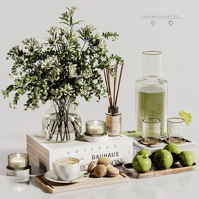 decorative set 82 3D Model